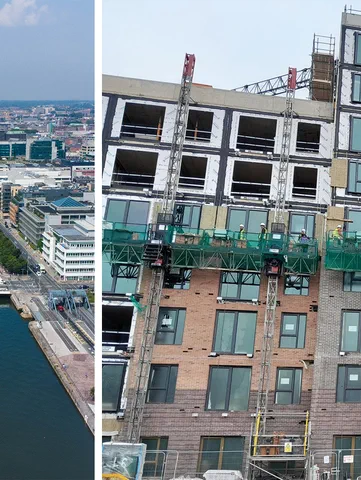 Combined powered access package for a major commercial development in Dublin